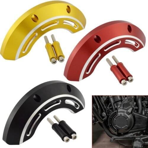 CNC Left Engine Case Generator Stator Cover Guard Crash Slider Protector For HONDA CB 500 F FA 500F CB500F PC62 2019 2020 2021