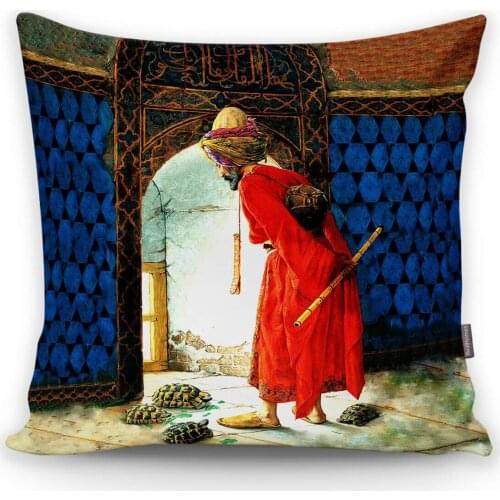 Turtle Tamer Digital Printed Decorative Cushion Pillow Decorate Quality Stylish Home Garden Room Kitchen Gift Modern
