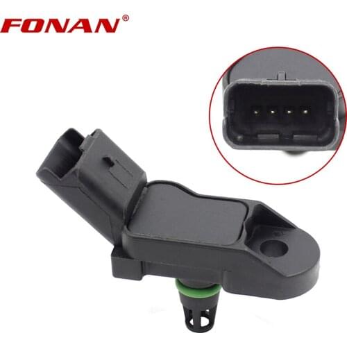 High Quality 4 PIN MAP Manifold Absolute Pressure Sensor for PEUGEOT 106 1.1 206 307 308 301 807 PARTNER 1.1 1.4 1.6 2.0 1920AJ