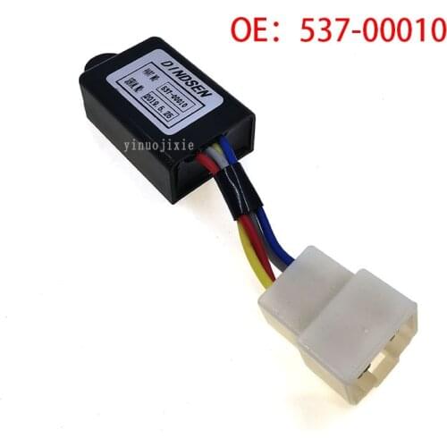 53700010 Excavator Parts Suitable for Doosan Daewoo DH60-7 Preheating Timer 12V Relay OE:537-00010