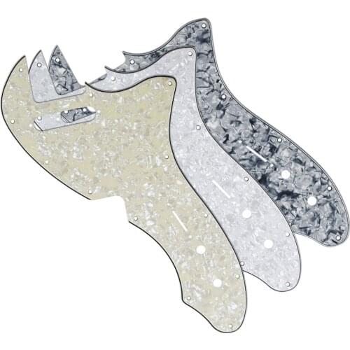 FLEOR 3PCS Pearloid TL Pickguards Reissue Thinline 69 Guitar Scratch Plate for Electric Guitar