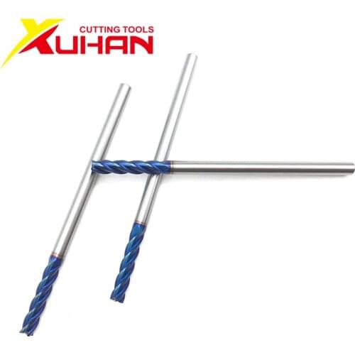 HRC65 Caibide end mill 4flutes Φ4.0*75 Alloy Coating Tungsten Steel Endmills high hardness cutting tool cnc milling cutter