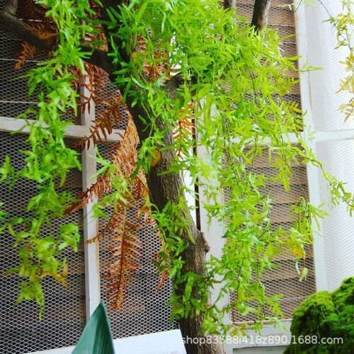 130cm Artificial Hanging Vines Percian Ferns Plants Fake Iron Ivy Leaves Garland Vine Wall Indoor Outdoor Gardon Decoration