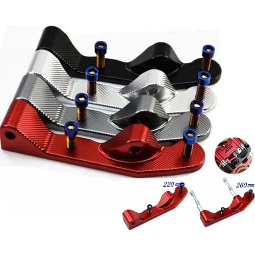 Motorcycle CNC 100mm Pitch Brake Caliper Bracket adapter For 220mm/260mm Brake Disc For Honda Msx125 Monkey Yamaha Modified