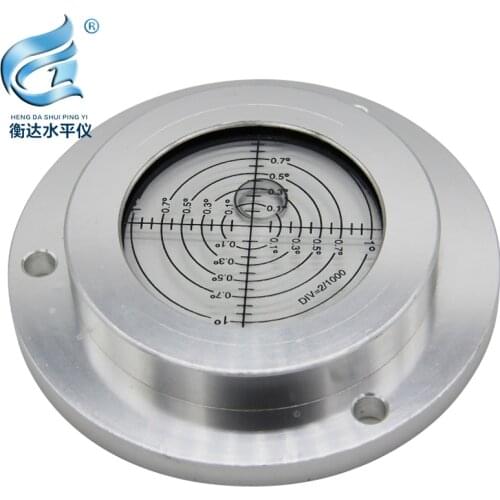 Round Spirit Levels Crane horizontal bubble Level Measuring Instrument Size 100*75*20mm 1 order