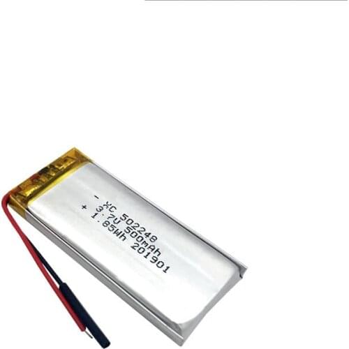 502248 3.7v 500mAh li-ion Lipo cells Lithium Li-Po Polymer Rechargeable Battery For Bluetooth speaker GPS PDA Tachograph