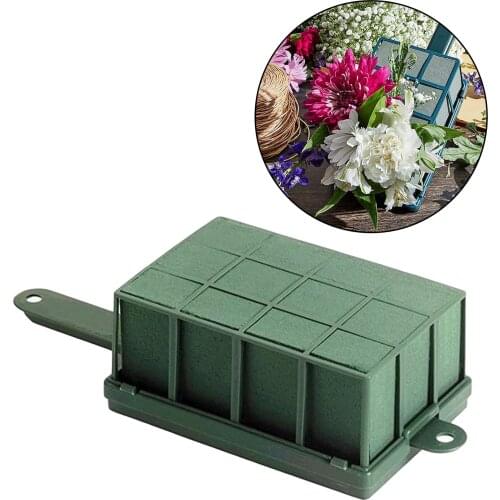 Oasis Wet Foam Block Floral Florist Green Foam Brick Fresh Flowers Foam Mud for DIY Florist Flowers Arrangement Mud Block