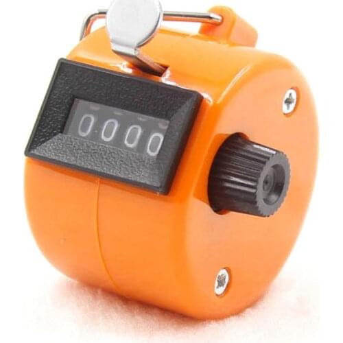 By dhl 500pcs high quality Hand Tally Click Counter with 4 Digital Number Finger Display SN1276