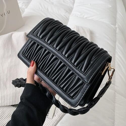 Casual Small Pu Leather Women Shoulder Bag Designer Ladies Handbags Crossbody Bags High Quality Female Purses Messenger Bags New