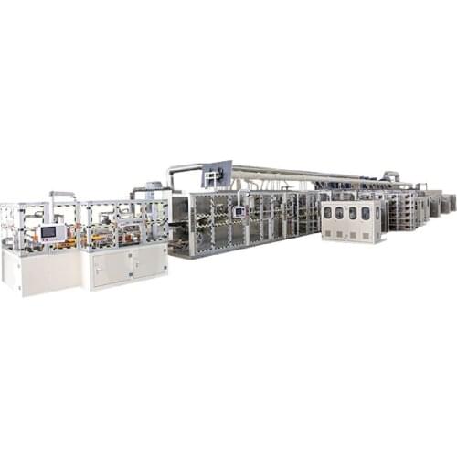 Full Servo Full Elastic Waistband Diaper Production