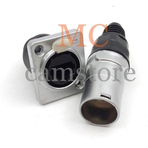 RJ45 connector plug sockets, Ethernet connector,IP65 panel install RJ45 connector, RJ45 male female wall jack connector