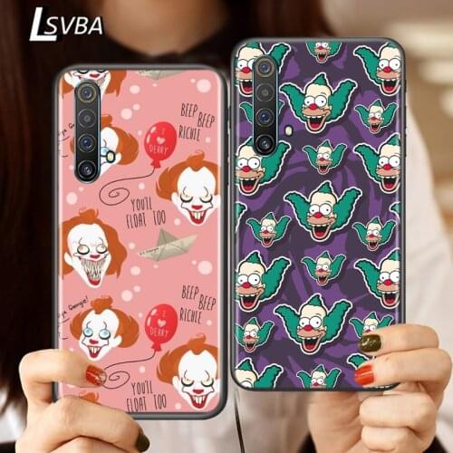 Silicone Cover Cartoon Clown IT For Realme V15 X50 X7 X3 Superzoom Q2 C11 C3 7 7i 6s 6 5 Global Pro 5G Phone Case