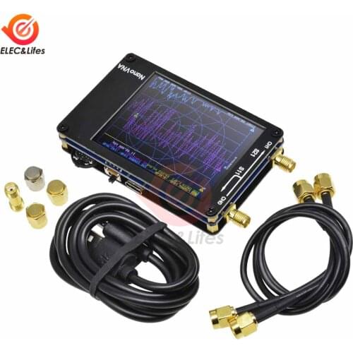 Digital NanoVNA 50KHz-900MHz Vector Network Analyzer TFT touch screen Transmission Reflectance Antenna analysis Standing Wave