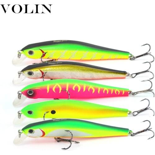 VOLIN NEW Model Magnetic Hard Fishing Wobbler 90mm 10g Minnow Bait Artificial Bait Swimbait for pike perch Bass
