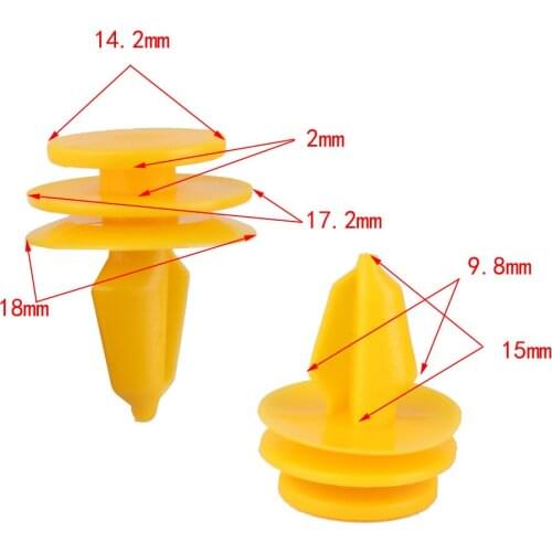 30pcs Nylon Door Trim Panel Retainers Fastener Clips for Jeep Grand Cherokee