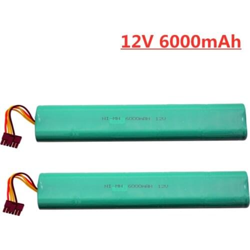 2 Pcs 12V 6000mAh 6.0Ah NI-MH New 12v Replacement battery for Neato Botvac 70e 75 80 85 D75 D8 D85 Vacuum Cleaner battery