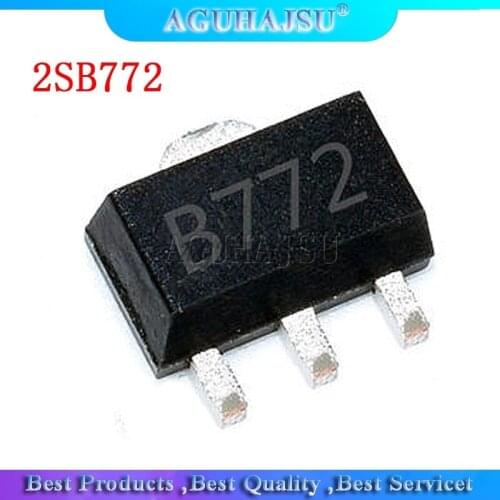 20PCS 2SB772 B772 SOT-89 SMD PNP MEDIUM TRANSISTOR new original