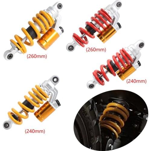 240 260mm Universal Air Shock Absorber Rear Suspension Damper For Honda Msx125 Yamaha ATV Kawasaki Quad Off-road Dirt Bike