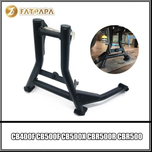 Motorcycle accessories parking rack stainless steel FOR HONDA CB400F CB500F CB500X CBR500R CBR500 black