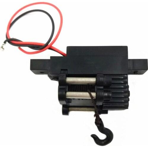 Durable Automatic Winch Simulation Climbing Car Upgrade Winch for 1/16 WPL C-34 C-34K C-34KM RC Car Accessories