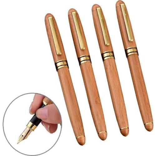 Bamboo Pen Wooden Recycled Eco Pen Wood Pen Roller Pens School Office Suppliers Gift Free DHL SN3316