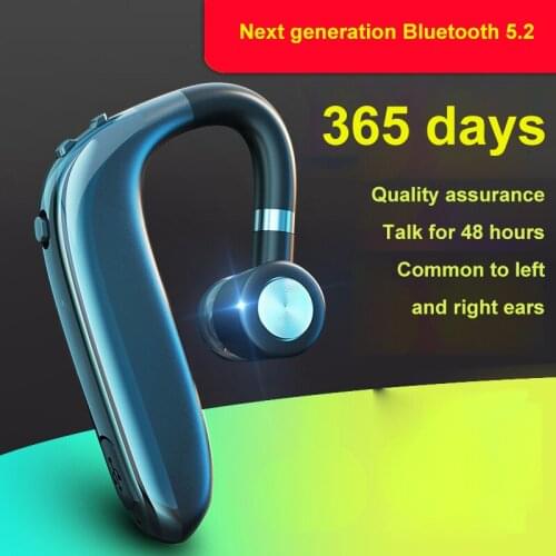 V20 Wireless Bluetooth Earphones HD Call Handsfree Headphones Sports Stereo Headset With Mic 180° Rotating Business Headset