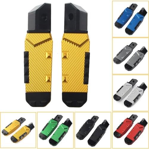 CBR 1000 RR Motorcycle Rear Passenger Foot Pegs Pedal Pads For Honda CBR600RR F5 CBR1000RR CBR600 F4/F4I 2Pcs