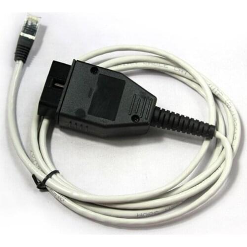 E-SYS ICOM ENET Ethernet RJ45 To OBD2 Connectors Car Programming Coding Cables For F-Series OBD Diagnostic Tools