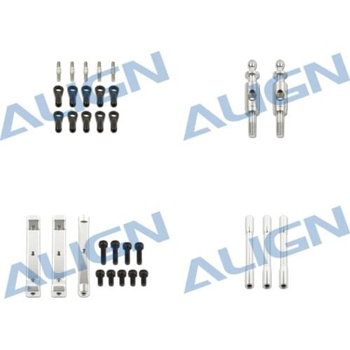 Align Trex 470L Counter Thread Main Linkage Rod Set H47H004AXW Canopy Mounting Bolt Frame Mount Trex 470 Parts RC Helicopter