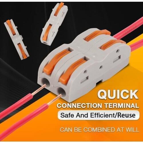 3/10 PCS Cable Wire Connector Quick Connection Terminal Press Cable Splice Household Quick Electrical cable Connector Tools