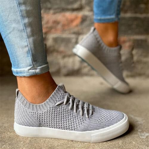 Women Mesh Breathable Lace-up Sneakers Vulcanized Female Summer Casual Comfort Sport Shoes Woman Fashion Footwear Big Size