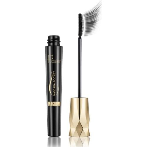 Pudaier Waterproof Silk Fiber Mascara Black Curling Thick Long Lengthening Lash M76F