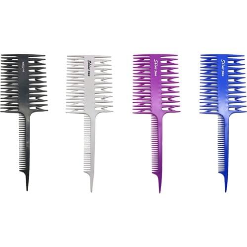 Tail Hair Dyeing Comb Highlighting Weaving Cutting Combs Hairdressing Hair Brush Anti-static Hairdressing Combs