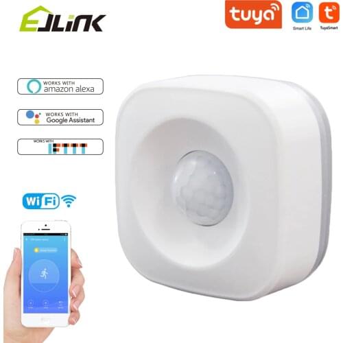 Tuya Smart Motion PIR Sensor Detector Wifi Movement Sensor Smart Life APP Wireless Home Security System
