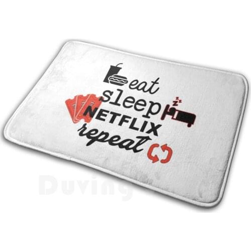 Watch Netflix! Mat Rug Carpet Anti-Slip Floor Mats Bedroom Netflix Tv Tv Show Logo Sense 8 Vikings Suits La Casa De Papel