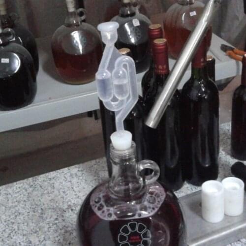 Homebrew Air Lock Bubble Grommet One-way Exhaust Water Seal Valve Beer tool