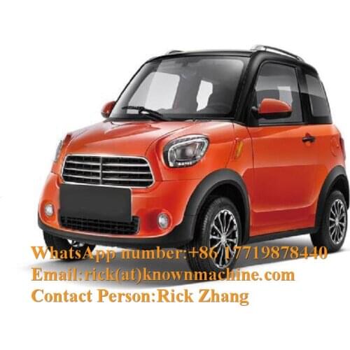 High Speed Luxury Adult Solar Mini Electric Car /Chinese Electric Car With 4 People Seats Capacity