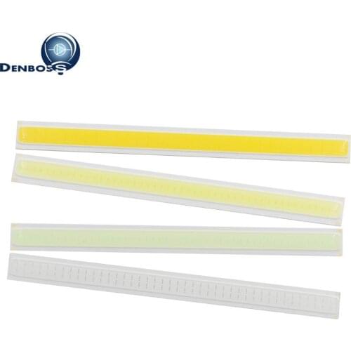10pcs allcob 170mm daytime 12v light 15mm LED COB Strip Light lamp 12V DC 6W Warm White Cool Blue LED FLIP Chip for DIY