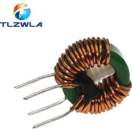 100pcs Common-mode inductor 14*9*5mm 2MH 0.7Wire diameter 5A Magnetic ring inductance Power filtering Inductance coil