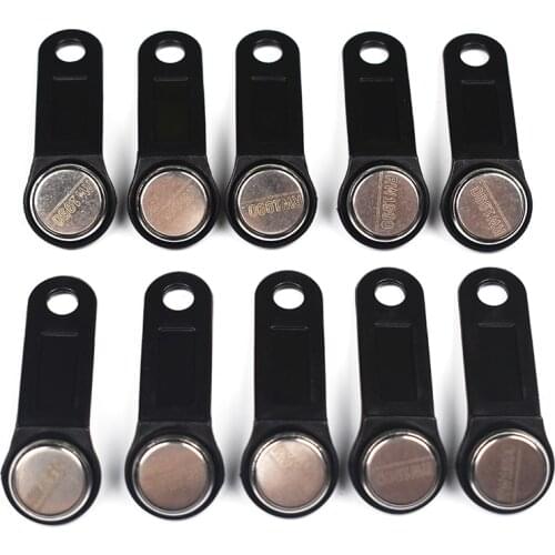 100pcs/Lot RW1990 Rewritable RFID Tag iButton Touch Memory Key Compatible DS1990