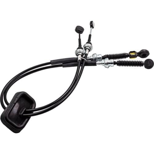 2x Gear Lever Linkage Cable Set For Renault Trafic 7701477671 2001 for Vauxhall Vivaro 2001-2014 All engine