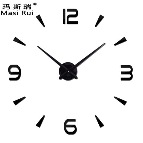 2019 special large diy wall clock modern design Living Room quartz 3d big acrylic wall watch clocks mirror stickers home decor