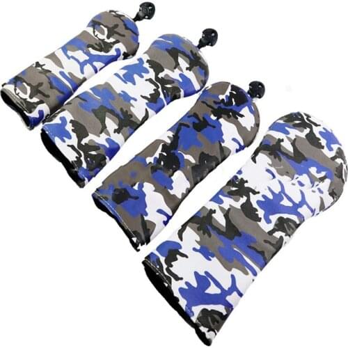 4 Pieces Interchangeable Adjustable Wear Resistant Golf Club Head Covers 1 3 5 UT Club Cover for Golf Love
