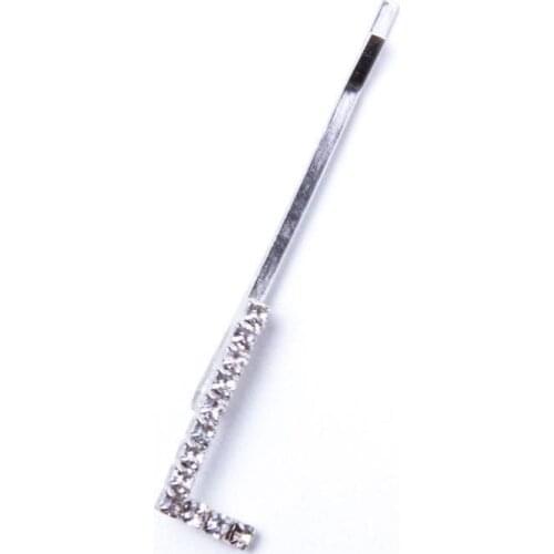 White Color with Sliver Crystal Letter Wire Buckle (1 PCs)