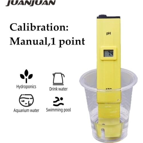 Digital PH Tester Pocket Pen PH Meter Tester Water Qualiry Measure Range 0.0-14.0PH for Drinking Water Pool Aquarium 40%off