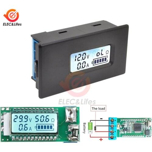 2.8-30V 10A Digital Voltmeter Voltage Tester Monitor Universal LCD Backlight 18650 Li-ion Lithium Battery Capacity Indicator
