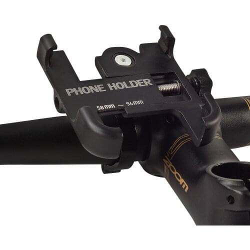 3.5"-6.2" Bicycle Phone Holder Aluminum Alloy Handlebar Bike Phone Mount Bracket Adjustable MTB Mountain Bike Cell Phone Holder