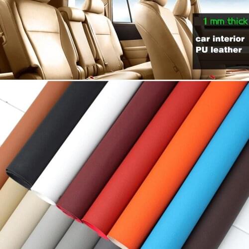 1mm Thick Leather Faux Leather Fabric Car Interior Leather Car Seats Leather Cushion Upholstery 54" wide Sold BTY FREE SHIPPING