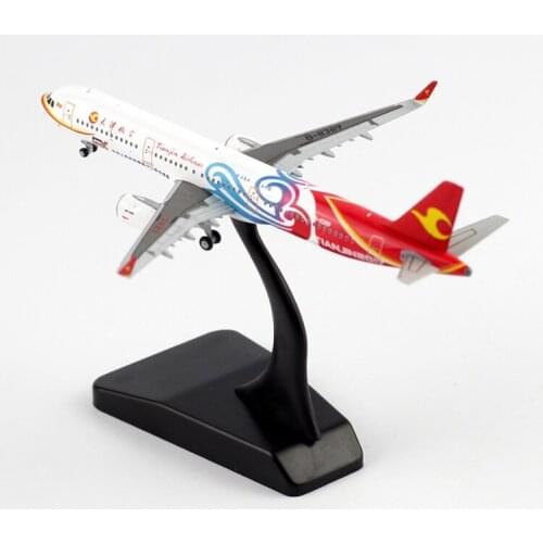 Diecast 1/400 Simulation Tianjin Airlines A321 B-8389 Passenger Aircraft New Aircraft Static Model Desktop Decoration Gift