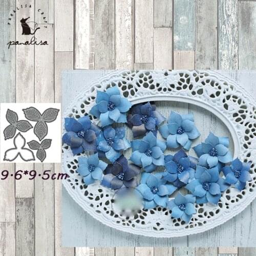 Panalisacraft 3D Flower Petal Card Metal Cutting Dies And Stamps cut die scrapbooking Album Paper Card Craft Embossing